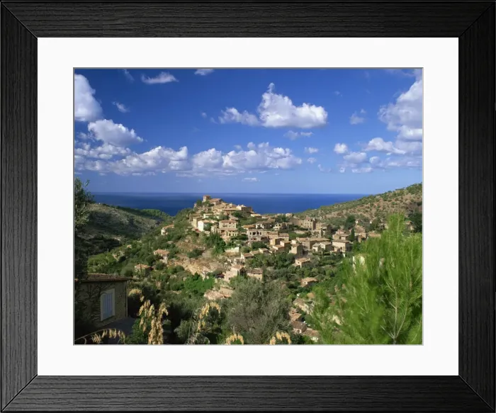 Framed Print : Village of Deya, Mallorca, Balearic Islands, Spain, Mediterranean, Europe Framed Print : Village of Deya, Mallorca, Balearic Islands, Spain, Mediterranean, Europe