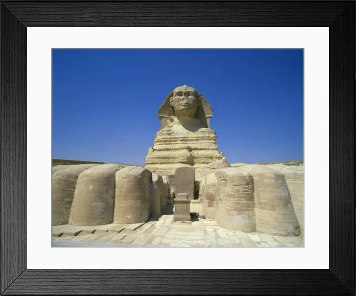 Framed Print : The Great Sphinx, Giza, UNESCO World Heritage Site, Cairo, Egypt, North Africa, Africa