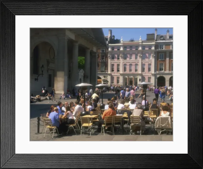 Framed Print : Pavement cafe, Covent Garden, London, England, United Kingdom, Europe Framed Print : Pavement cafe, Covent Garden, London, England, United Kingdom, Europe