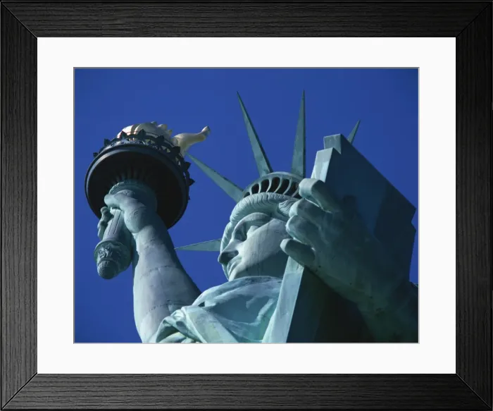 Framed Print : Close-up of the Statue of Liberty in New York, United States of America, North America Framed Print : Close-up of the Statue of Liberty in New York, United States of America, North America