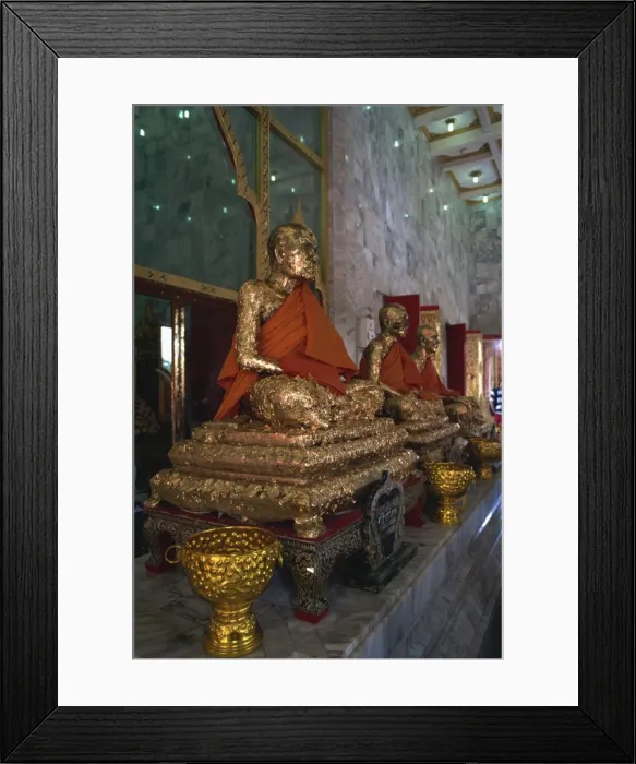 Framed Print : Buddha images, Wat Chalong, Phuket Island, Thailand, Southeast Asia, Asia Framed Print : Buddha images, Wat Chalong, Phuket Island, Thailand, Southeast Asia, Asia