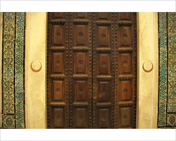 Detail of door, Bardo Museum, Tunis, Tunisia, North Africa, Africa