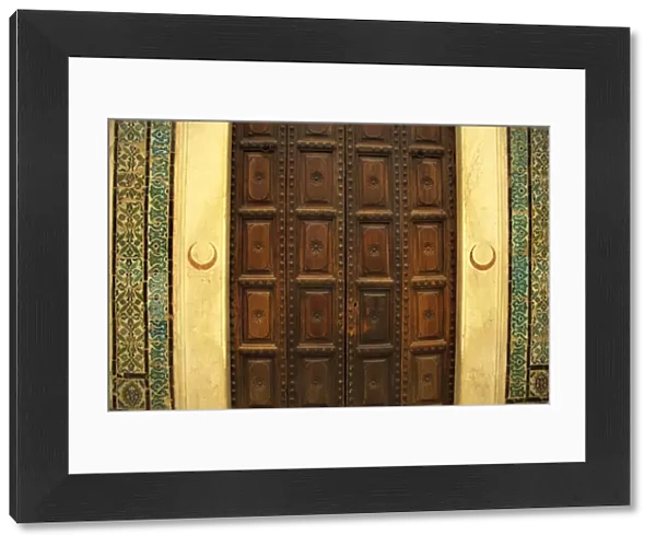Detail of door, Bardo Museum, Tunis, Tunisia, North Africa, Africa