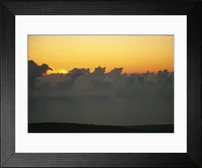 Framed Print : Sunrise from summit at 3070m, Piton des Neiges, Reunion, Africa Framed Print : Sunrise from summit at 3070m, Piton des Neiges, Reunion, Africa