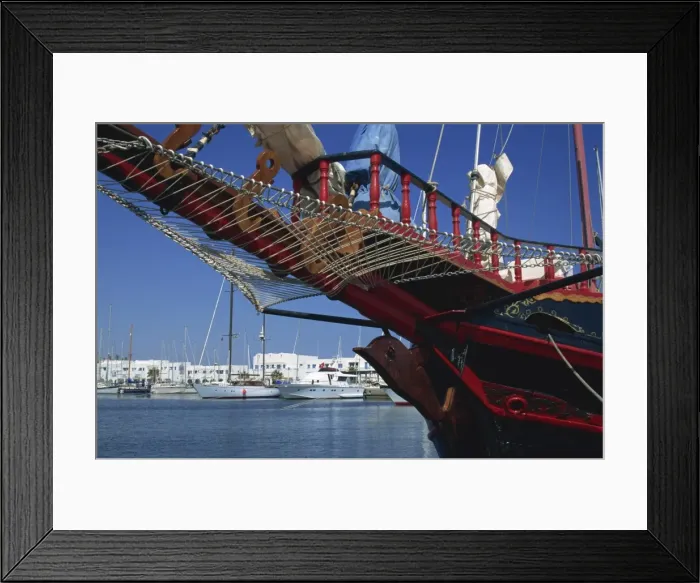 Framed Print : Monastir Marina, Tunisia, North Africa, Africa Framed Print : Monastir Marina, Tunisia, North Africa, Africa