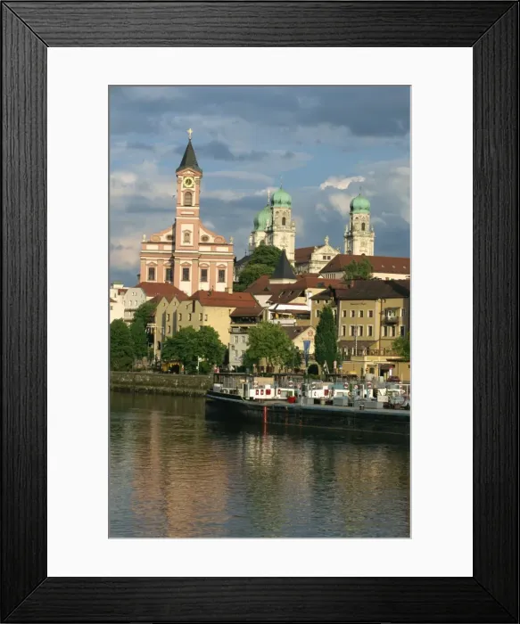 Framed Print : Passau, Bavaria, Germany, Europe Framed Print : Passau, Bavaria, Germany, Europe
