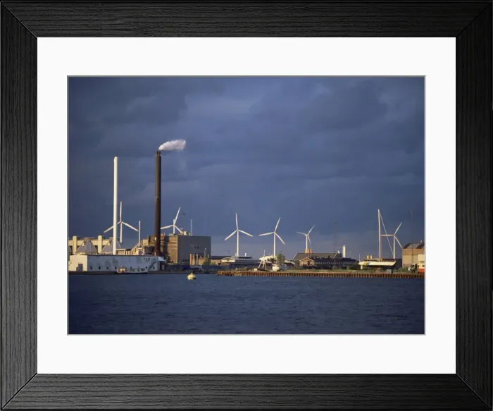 Framed Print : Wind turbines, Copenhagen, Denmark, Scandinavia, Europe Framed Print : Wind turbines, Copenhagen, Denmark, Scandinavia, Europe