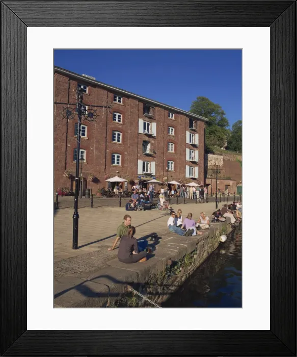 Framed Print : Quayside pub and restaurant, Exeter, Devon, England, United Kingdom, Europe Framed Print : Quayside pub and restaurant, Exeter, Devon, England, United Kingdom, Europe