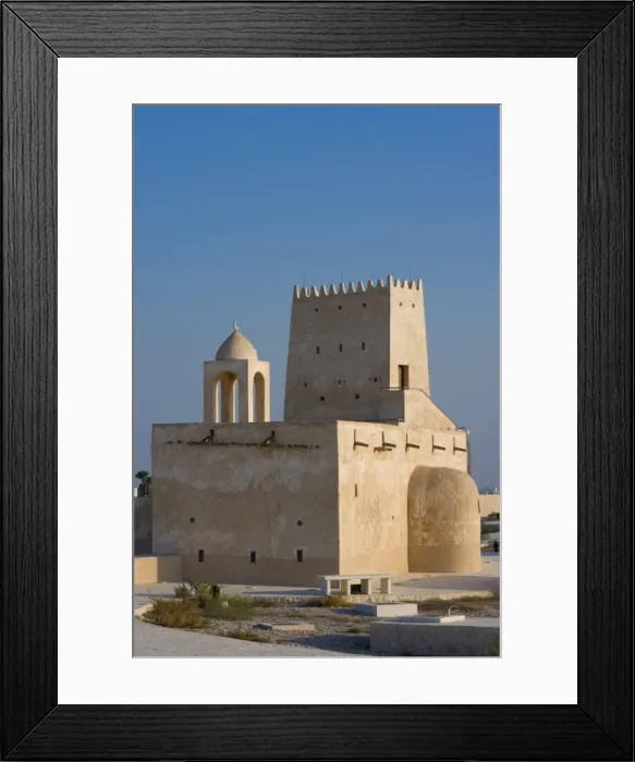 Framed Print : Umm Salal Mohammed fort, Qatar, Middle East Framed Print : Umm Salal Mohammed fort, Qatar, Middle East