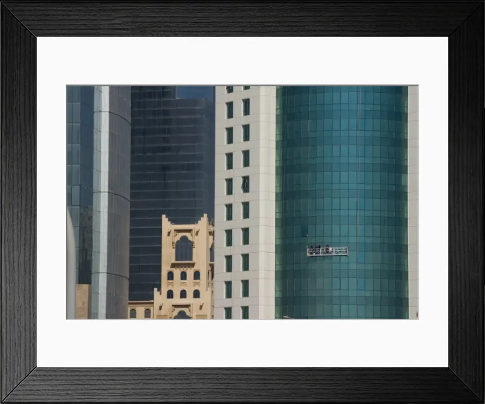 Framed Print : Barzan tower, Doha, Qatar, Middle East Framed Print : Barzan tower, Doha, Qatar, Middle East