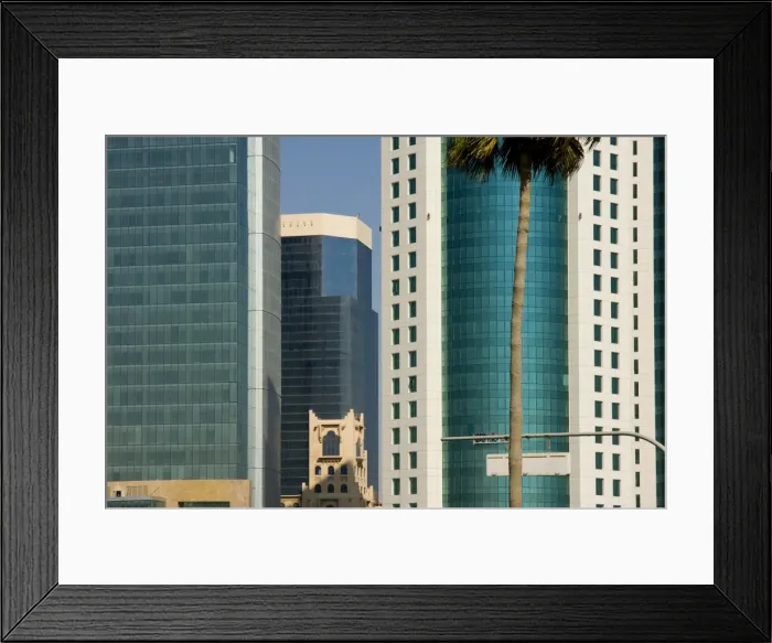 Framed Print : Barzan tower, Doha, Qatar, Middle East Framed Print : Barzan tower, Doha, Qatar, Middle East