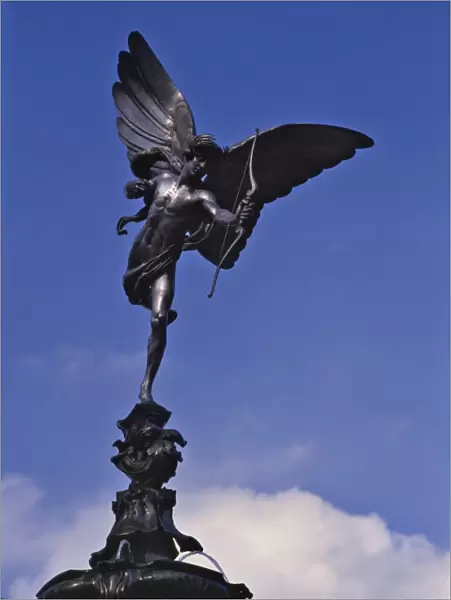 Statue of Eros, Piccadilly Circus, London, England, United Kingdom, Europe