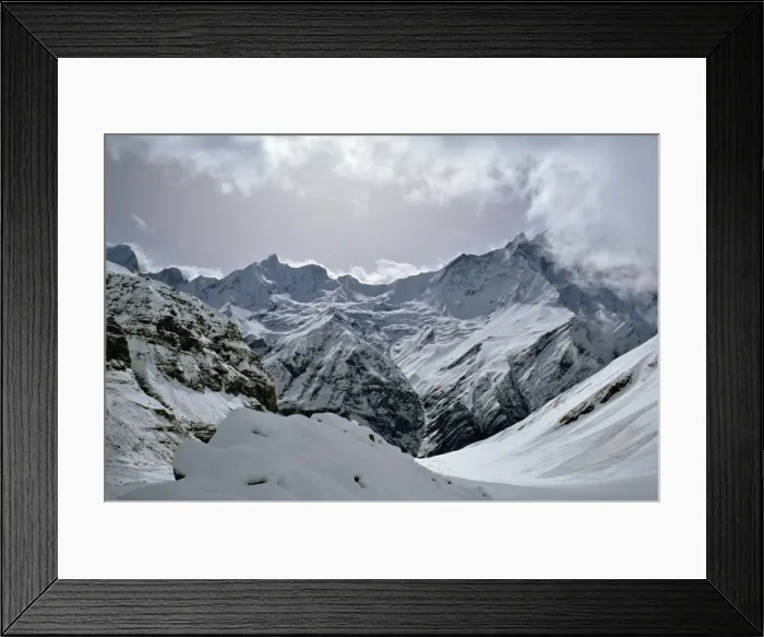 Framed Print : Machrapuchare from Annapurna Sanctuary, Nepal, Asia Framed Print : Machrapuchare from Annapurna Sanctuary, Nepal, Asia