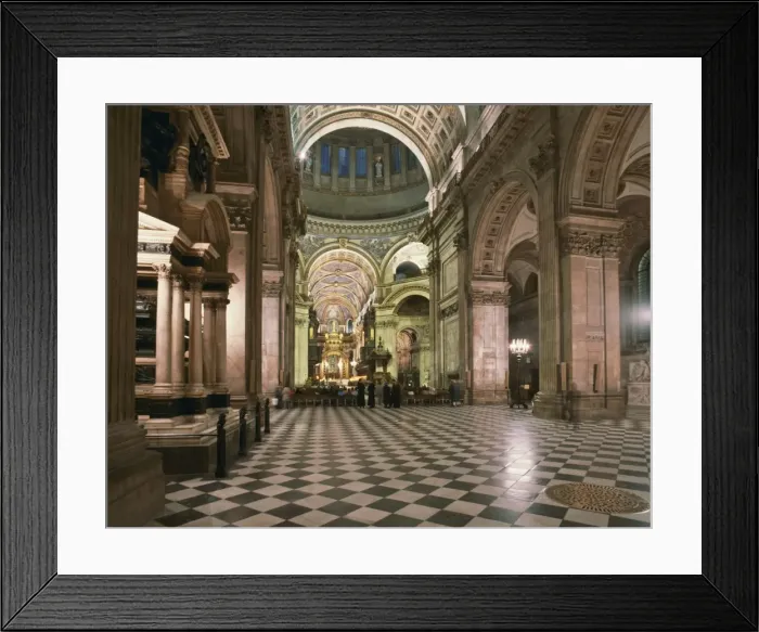 Framed Print : St. Pauls Cathedral nave, London, England, United Kingdom, Europe Framed Print : St. Pauls Cathedral nave, London, England, United Kingdom, Europe