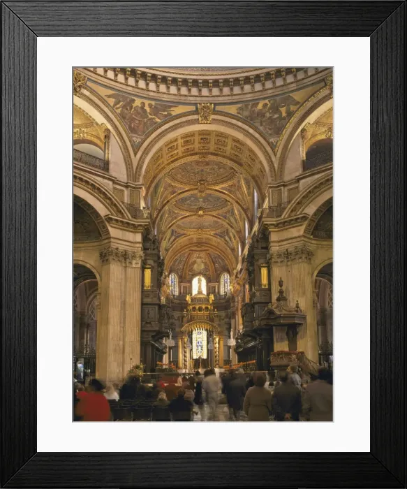 Framed Print : St. Pauls Cathedral interior, London, England, United Kingdom, Europe Framed Print : St. Pauls Cathedral interior, London, England, United Kingdom, Europe