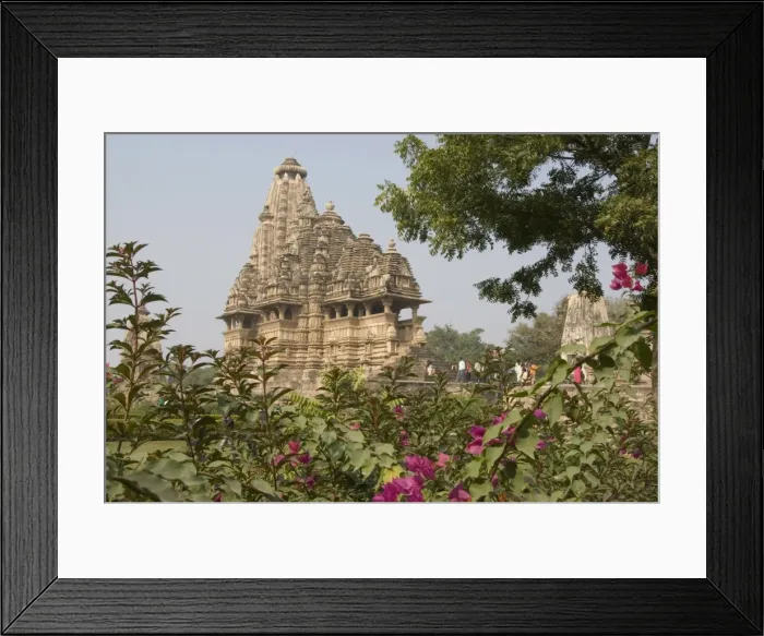 Framed Print : Lakshmana Temple, Chandela temple dedicated to Vishnu, within Western Group Framed Print : Lakshmana Temple, Chandela temple dedicated to Vishnu, within Western Group