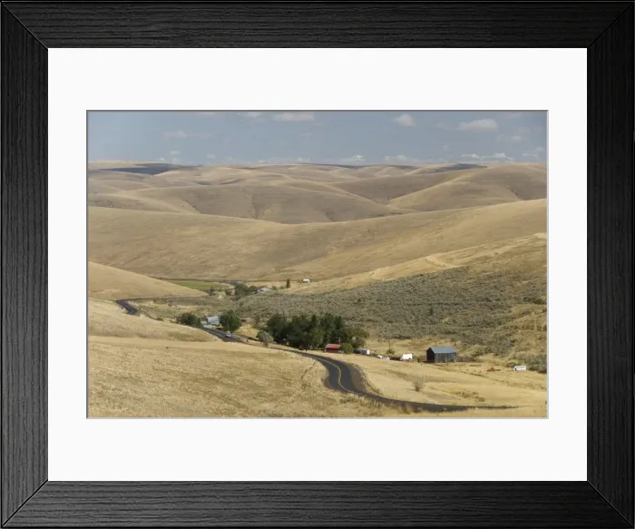 Framed Print : Loess hills in John Day River basin, Wheeler County, Oregon, United States of America Framed Print : Loess hills in John Day River basin, Wheeler County, Oregon, United States of America