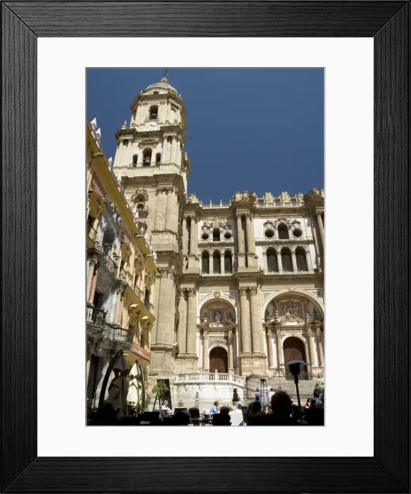 Framed Print : Catedral del Encarnacion (La Manquita), west facade and the single bell tower Framed Print : Catedral del Encarnacion (La Manquita), west facade and the single bell tower