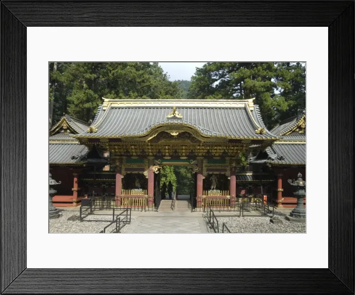 Framed Print : Rinnoji Taiyuin Temple, Nio-mon Gate, Nikko Temples, UNESCO World Heritage Site Framed Print : Rinnoji Taiyuin Temple, Nio-mon Gate, Nikko Temples, UNESCO World Heritage Site
