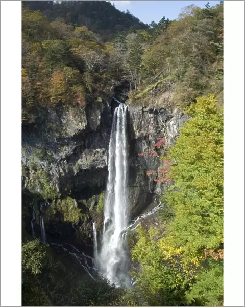 Kegon-no-taki, waterfall 97m high, Chuzenji, Nikko, Honshu, Japan