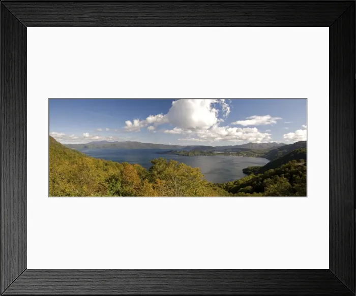 Framed Print : Towada-ko caldera lake, Aomori-ken, northern Honshu, Japan Framed Print : Towada-ko caldera lake, Aomori-ken, northern Honshu, Japan