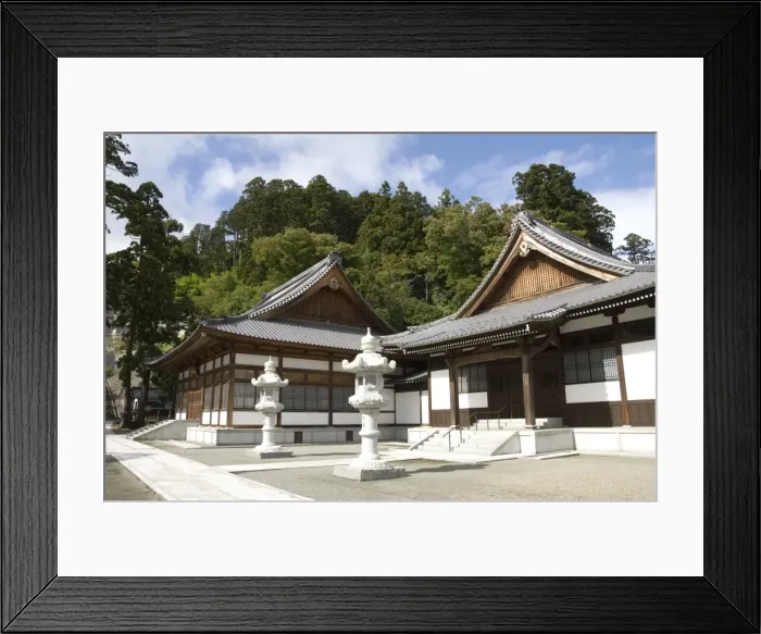 Framed Print : Zen Buddhist temple of Zenpo-ji, Tsuruoka, Yamagata-ken, northwestern Honshu, Japan Framed Print : Zen Buddhist temple of Zenpo-ji, Tsuruoka, Yamagata-ken, northwestern Honshu, Japan
