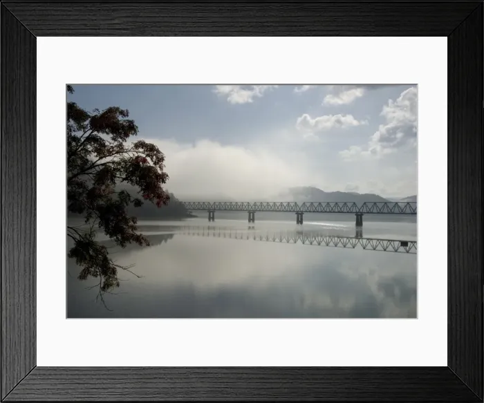 Framed Print : Early morning at Lake Shuparo, foot of Mount Yubari, central Hokkaido, Japan Framed Print : Early morning at Lake Shuparo, foot of Mount Yubari, central Hokkaido, Japan
