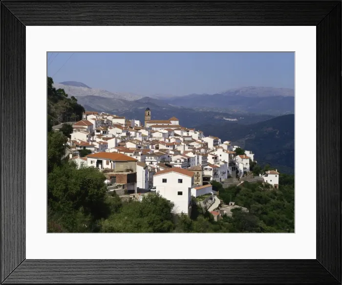 Framed Print : The white village of Algatocin, Andalucia, Spain, Europe Framed Print : The white village of Algatocin, Andalucia, Spain, Europe