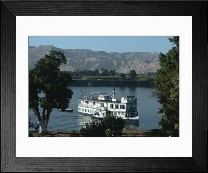 Framed Print : Nile steamer, Egypt, North Africa, Africa Framed Print : Nile steamer, Egypt, North Africa, Africa