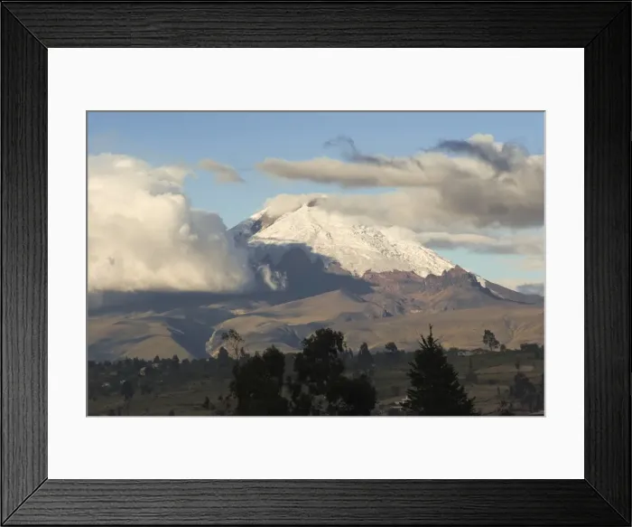 Framed Print : Volcan Cotopaxi, at 5897m, second highest volcano in Ecuador, known for its classic cone shape Framed Print : Volcan Cotopaxi, at 5897m, second highest volcano in Ecuador, known for its classic cone shape