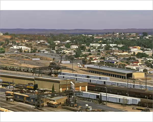 Broken Hill, the famous mining town (the Silver City), declined but still producing silver
