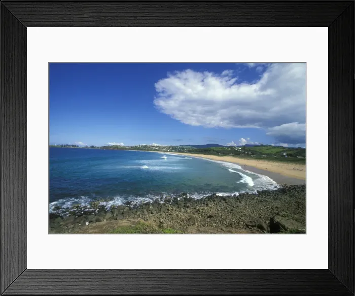 Framed Print : Bombo Beach, Kiama, south coast, New South Wales, Australia, Pacific Framed Print : Bombo Beach, Kiama, south coast, New South Wales, Australia, Pacific