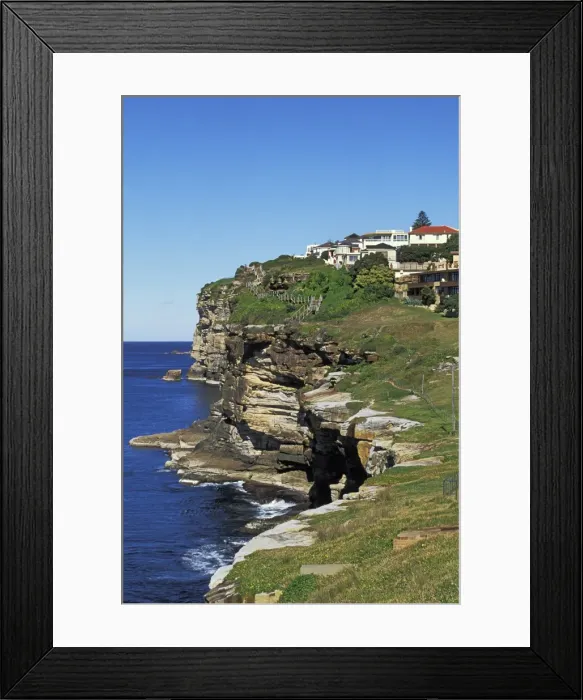 Framed Print : The Eastern Reserve section of the Dover Heights to Vaucluse Cliff Walk Framed Print : The Eastern Reserve section of the Dover Heights to Vaucluse Cliff Walk
