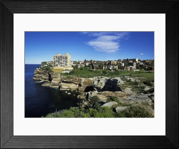Framed Print : The Diamond Bay Reserve section of the Dover Heights to Vaucluse Cliff Walk Framed Print : The Diamond Bay Reserve section of the Dover Heights to Vaucluse Cliff Walk