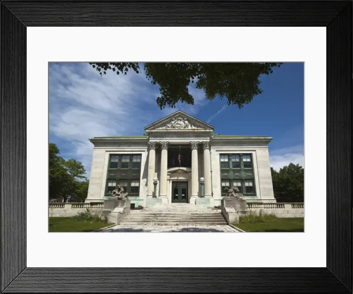Framed Print : The Marble and Bronze Colt Memorial School, built in 1906 by Samuel Pomeroy Colt Framed Print : The Marble and Bronze Colt Memorial School, built in 1906 by Samuel Pomeroy Colt