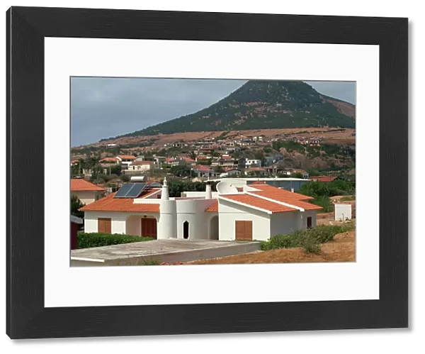 New homes in Vila Baleira, Porto Santo Island, off Madeira, Portugal, Atlantic, Europe