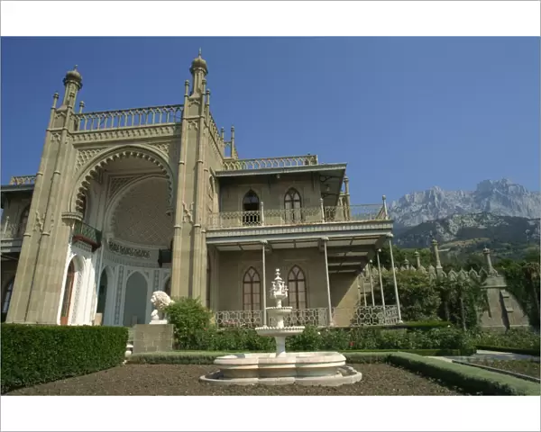 Alupka Palace, Yalta, Crimea, Ukraine, Europe