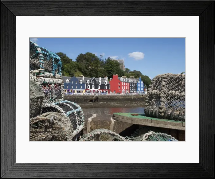 Framed Print : Lobster pots in Tobermory, Mull, Inner Hebrides, Scotland, United Kingdom, Europe Framed Print : Lobster pots in Tobermory, Mull, Inner Hebrides, Scotland, United Kingdom, Europe