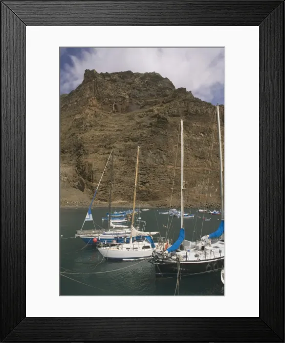 Framed Print : Valle Gran Rey harbour, La Gomera, Canary Islands, Spain, Atlantic, Europe Framed Print : Valle Gran Rey harbour, La Gomera, Canary Islands, Spain, Atlantic, Europe