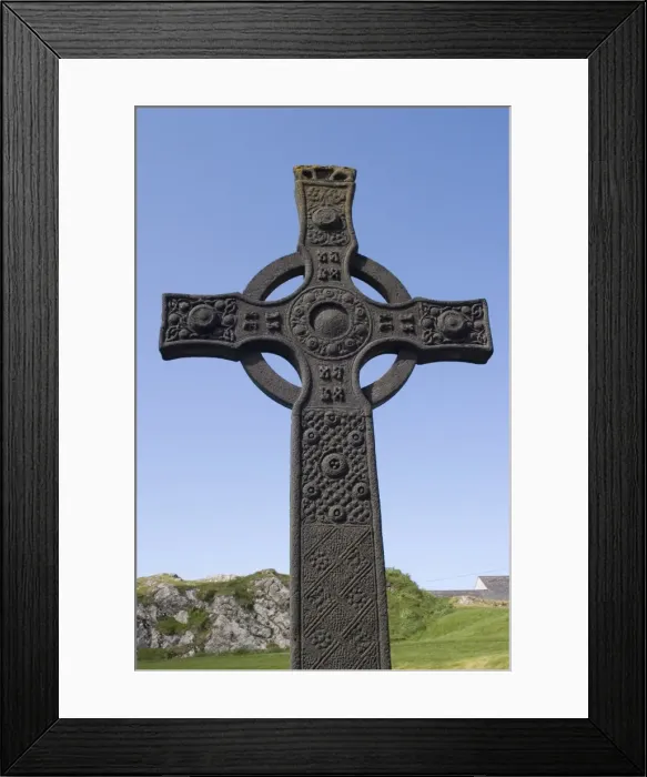 Framed Print : St. Johns cross, Iona, Scotland, United Kingdom, Europe Framed Print : St. Johns cross, Iona, Scotland, United Kingdom, Europe