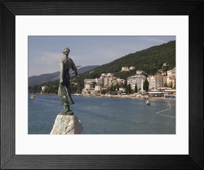 Framed Print : Opatija, Kvarner Riviera, Croatia, Adriatic, Europe Framed Print : Opatija, Kvarner Riviera, Croatia, Adriatic, Europe