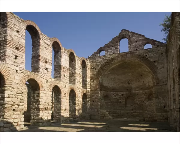 Ruins of Old Metropolitan cathedral, Nessebar, Bulgaria, Europe