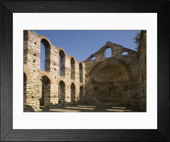 Framed Print : Ruins of Old Metropolitan cathedral, Nessebar, Bulgaria, Europe Framed Print : Ruins of Old Metropolitan cathedral, Nessebar, Bulgaria, Europe