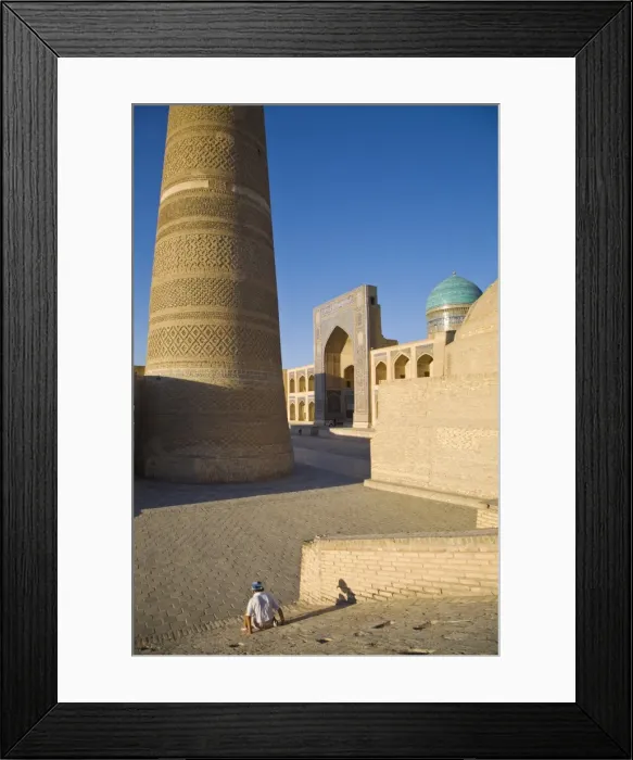 Framed Print : Kalon mosque minaret and Mir-I-Arab Madrassa, Bukara, Uzbekistan, Central Asia, Asia Framed Print : Kalon mosque minaret and Mir-I-Arab Madrassa, Bukara, Uzbekistan, Central Asia, Asia