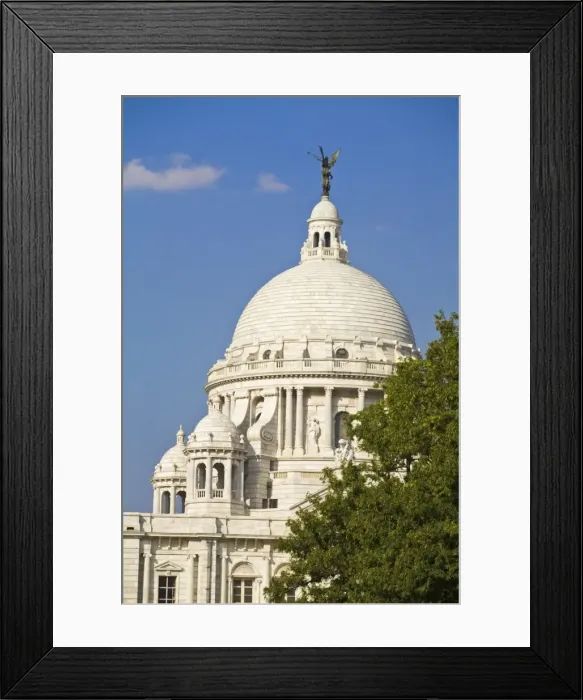 Framed Print : Victoria Memorial, Chowringhee, Kolkata (Calcutta), West Bengal, India, Asia