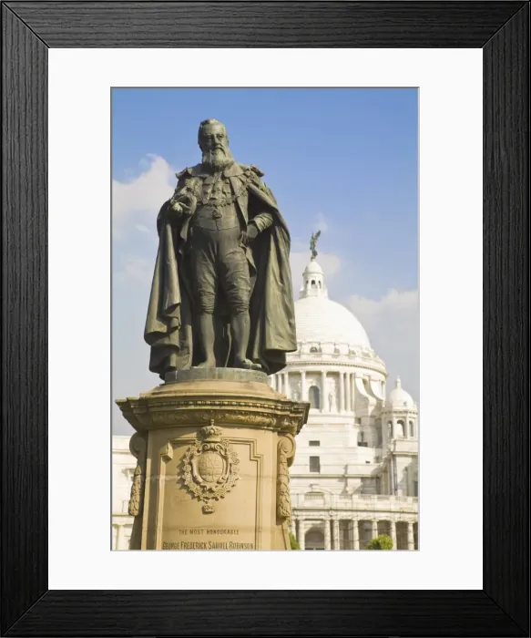 Framed Print : Statue of George Robinson, Viceroy and Governor General of India 1880-1884 Framed Print : Statue of George Robinson, Viceroy and Governor General of India 1880-1884