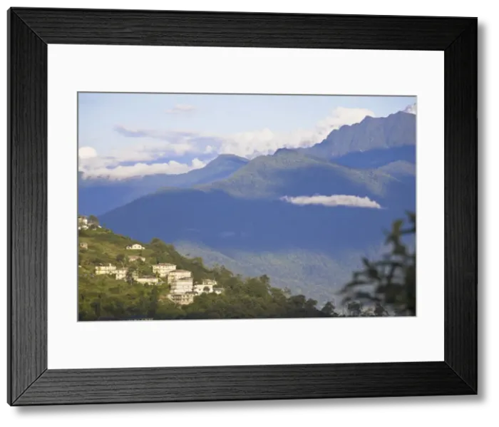 Framed Print : View from Tashi viewpoint, Gangtok, Sikkim, India, Asia Framed Print : View from Tashi viewpoint, Gangtok, Sikkim, India, Asia