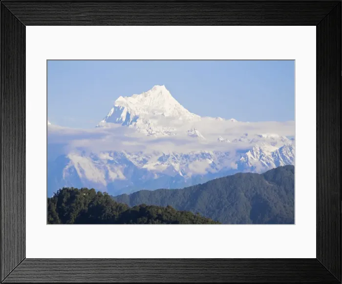 Framed Print : View of Kanchenjunga, Kangchendzonga range, Ganesh Tok viewpoint, Gangtok Framed Print : View of Kanchenjunga, Kangchendzonga range, Ganesh Tok viewpoint, Gangtok