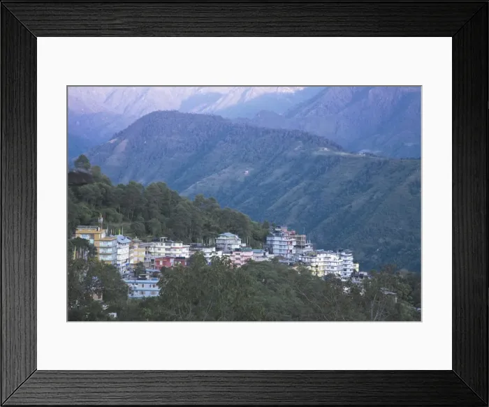 Framed Print : Lower Pelling, Pelling, Sikkim, India, Asia Framed Print : Lower Pelling, Pelling, Sikkim, India, Asia