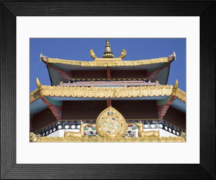Framed Print : Durpin Gompa (Zong Dog Pairi Fo-Brang Gompa), Kalimpongs largest monastery Framed Print : Durpin Gompa (Zong Dog Pairi Fo-Brang Gompa), Kalimpongs largest monastery